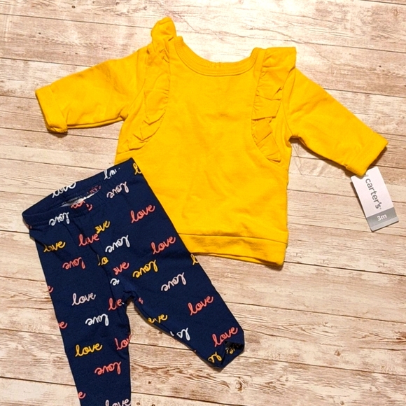 Carter's Other - Sold❗NWT Carter's Love 2pc Outfit